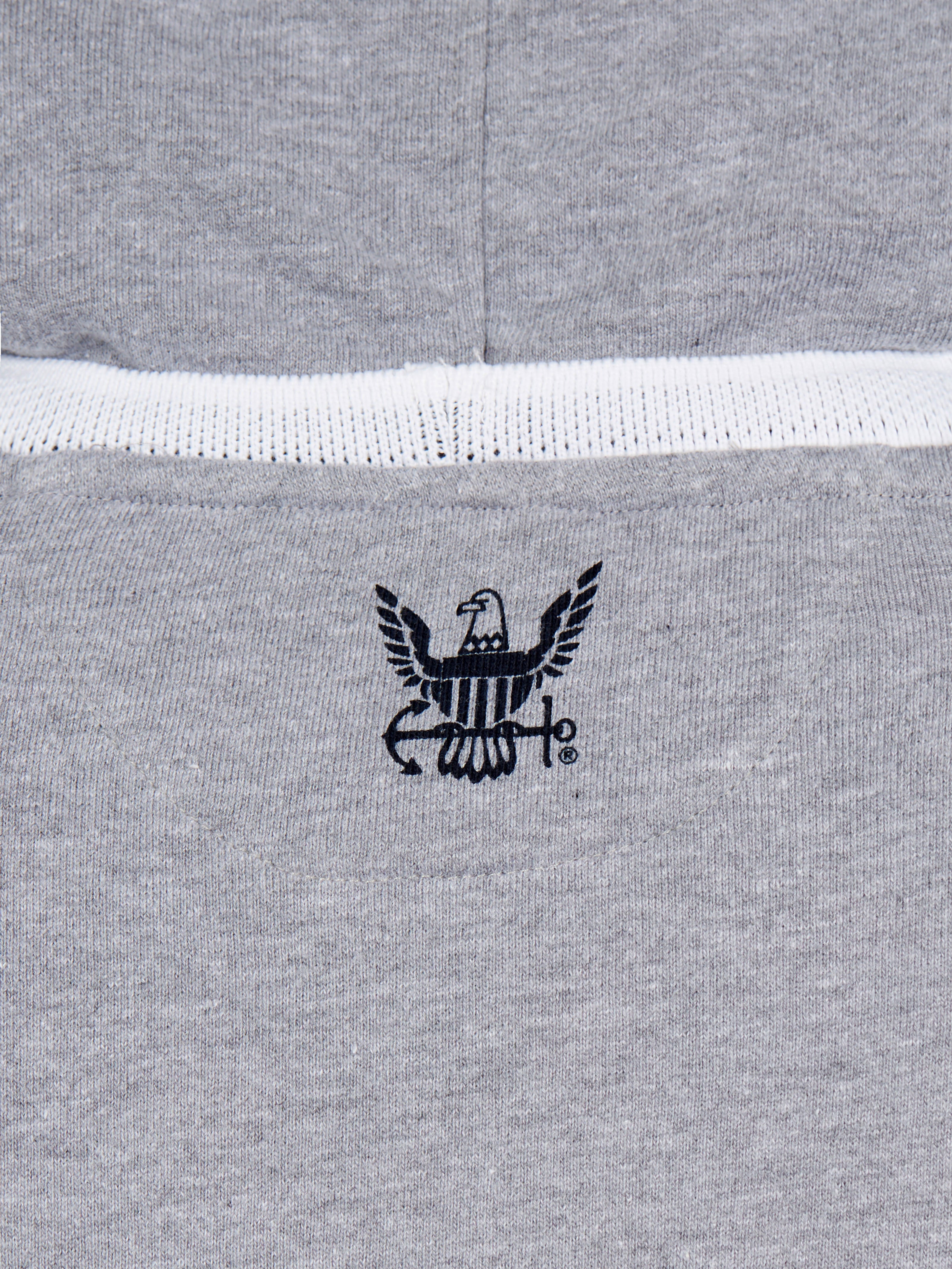 U.S. NAVY<sup>®</sup> HOODIE GRIGIO CHIARO