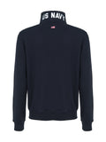 CARDIGAN IN FELPA CON ZIP NAVY