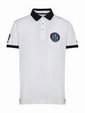POLO U.S. NAVY<sup>®</sup> CON 3 BOTTONI BIANCA