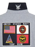 POLO U.S. NAVY<sup>®</sup> CON 3 BOTTONI GRIGIO CHIARO