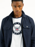 CAMICIA OVER NAVY