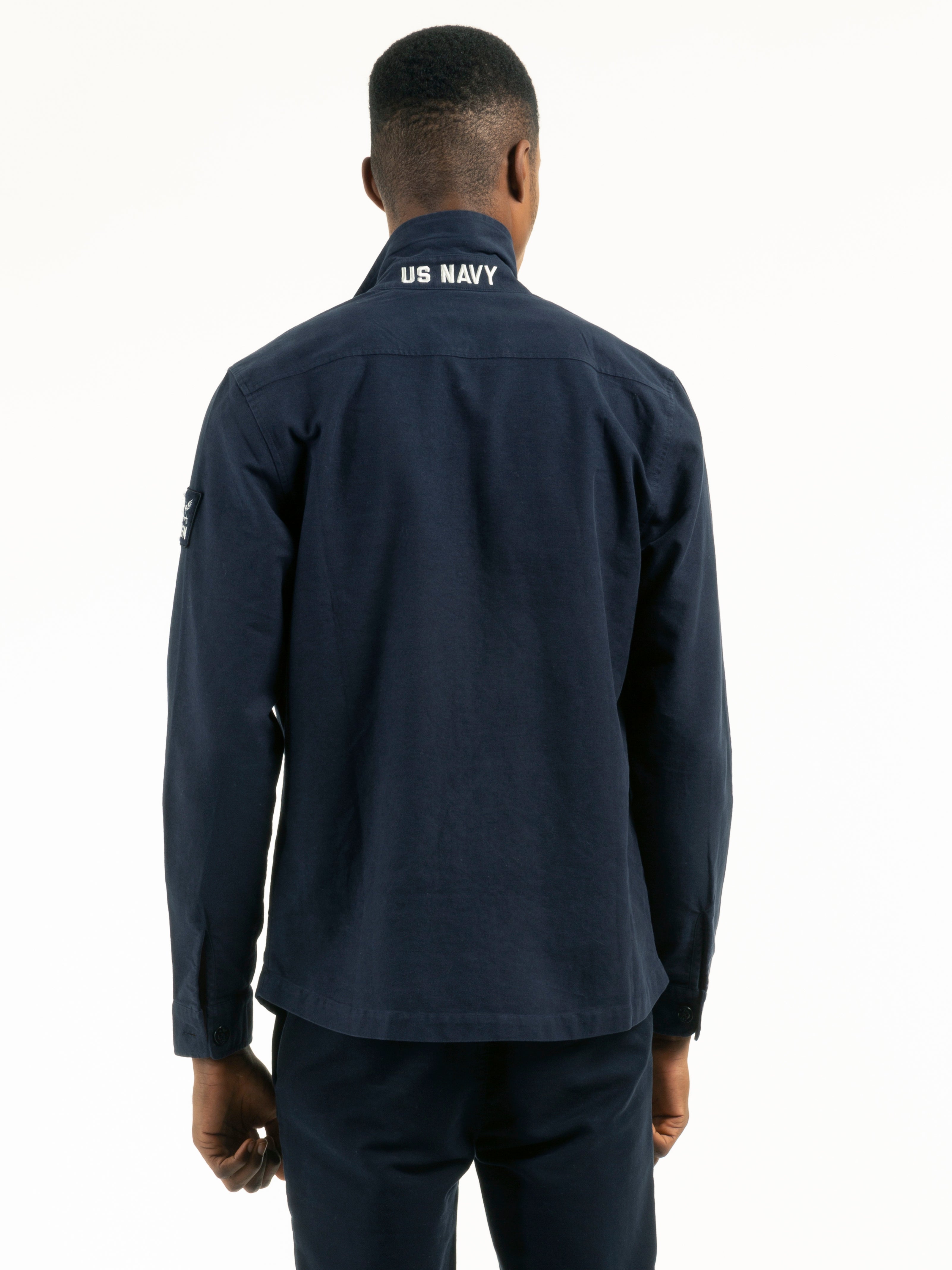 CAMICIA OVER NAVY