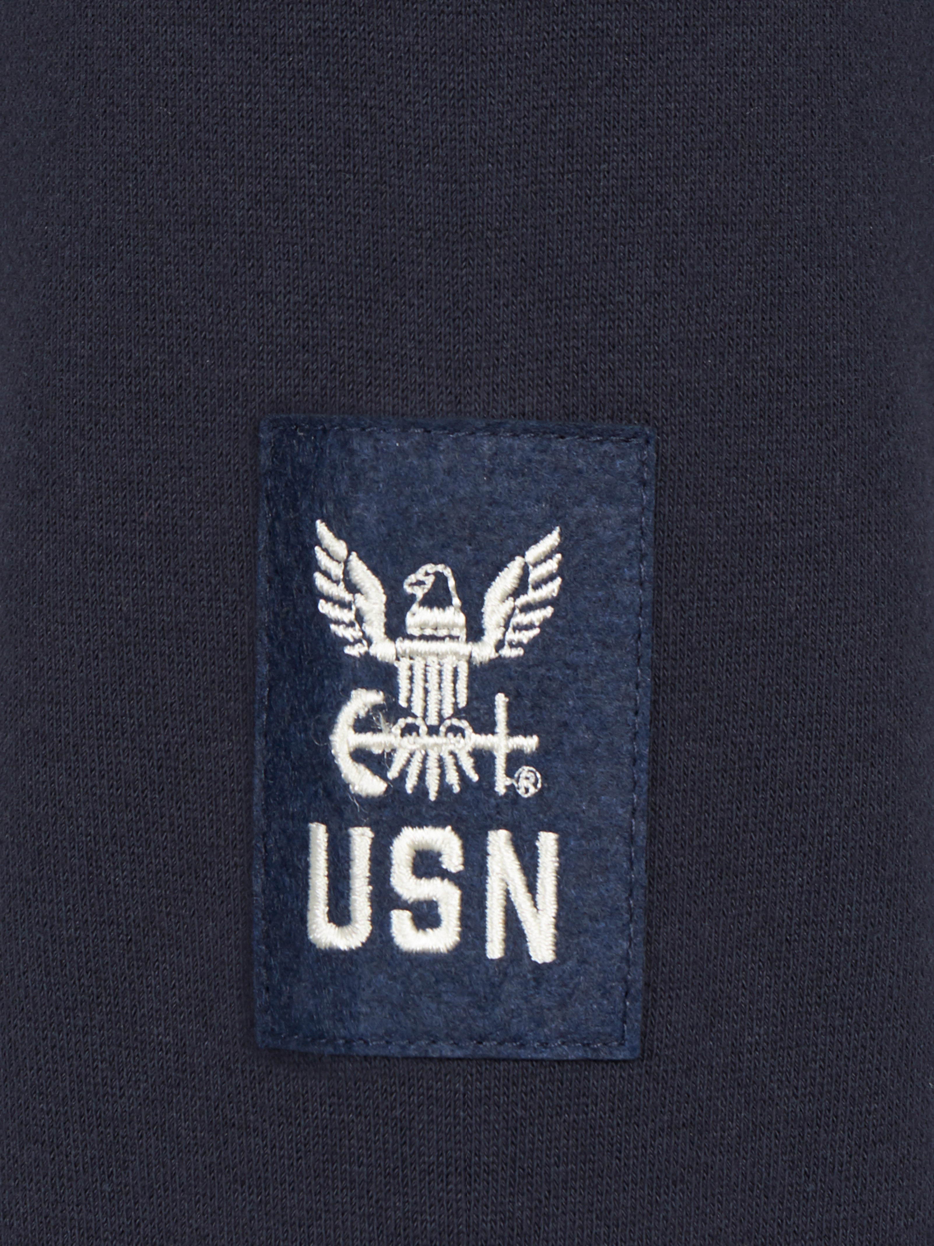 FELPA CON COLLO SCIALLATO NAVY
