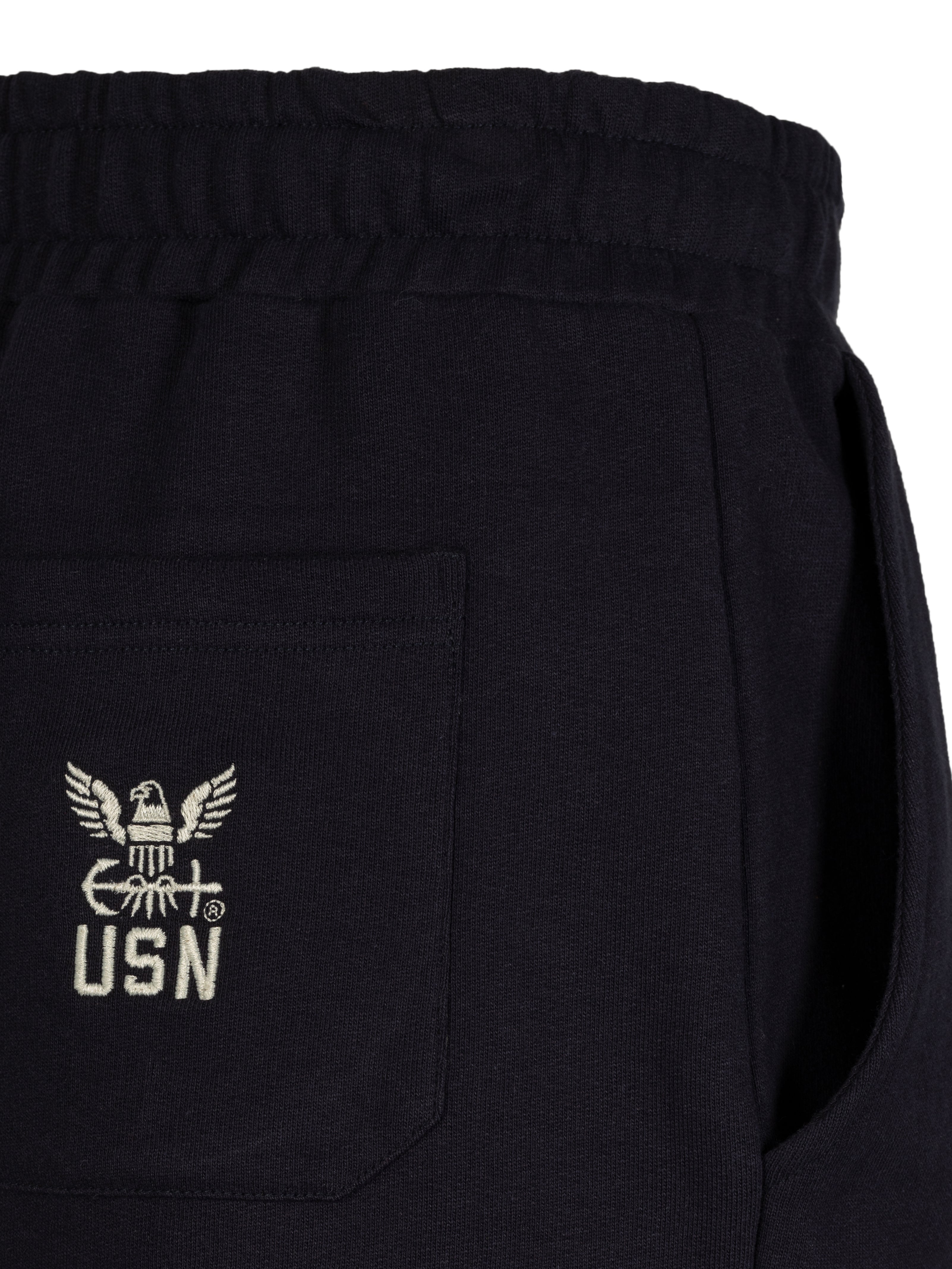 PANTALONE IN FELPA GARZATA NAVY