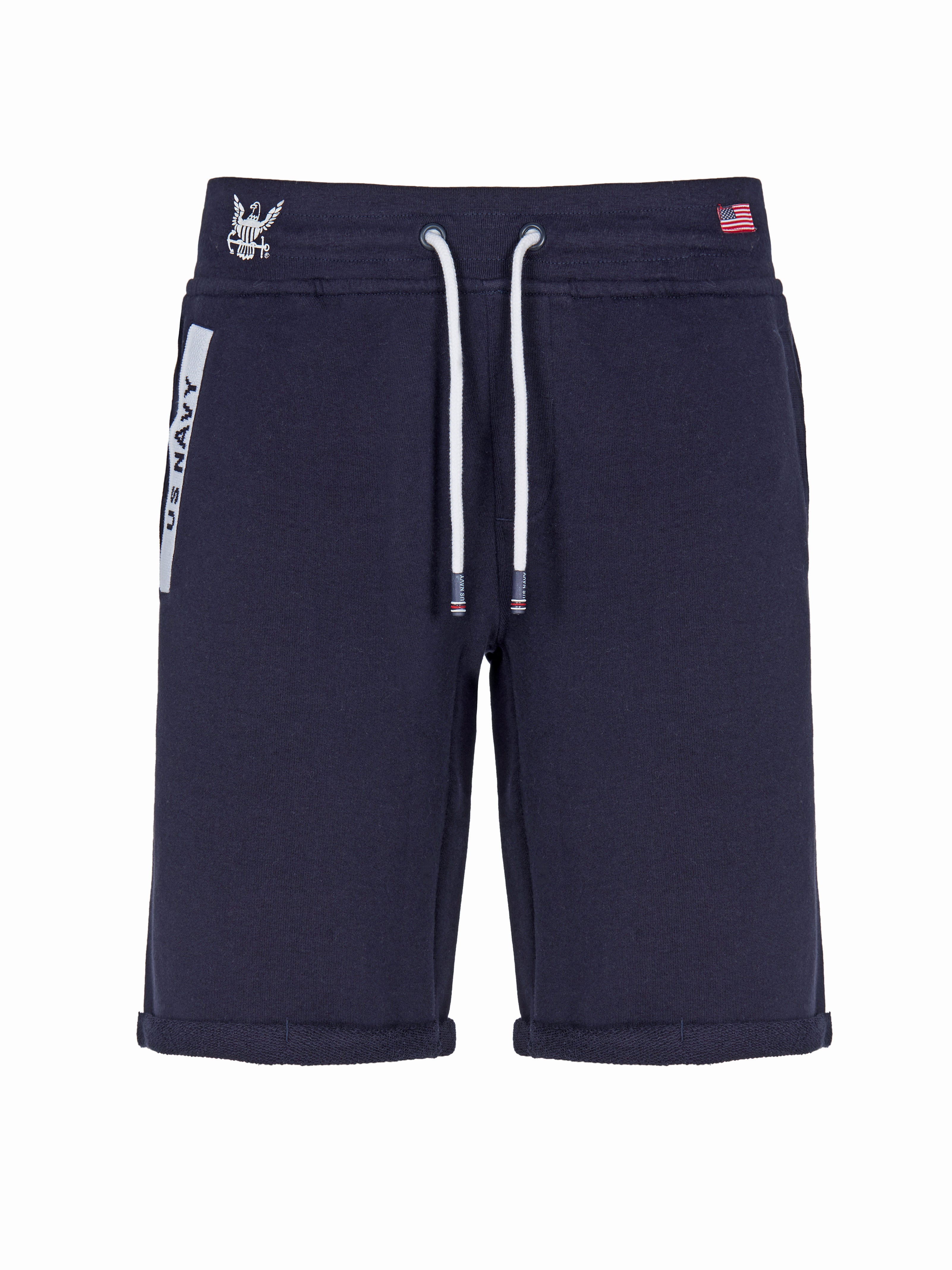 BERMUDA TECNICO IN FELPA NAVY