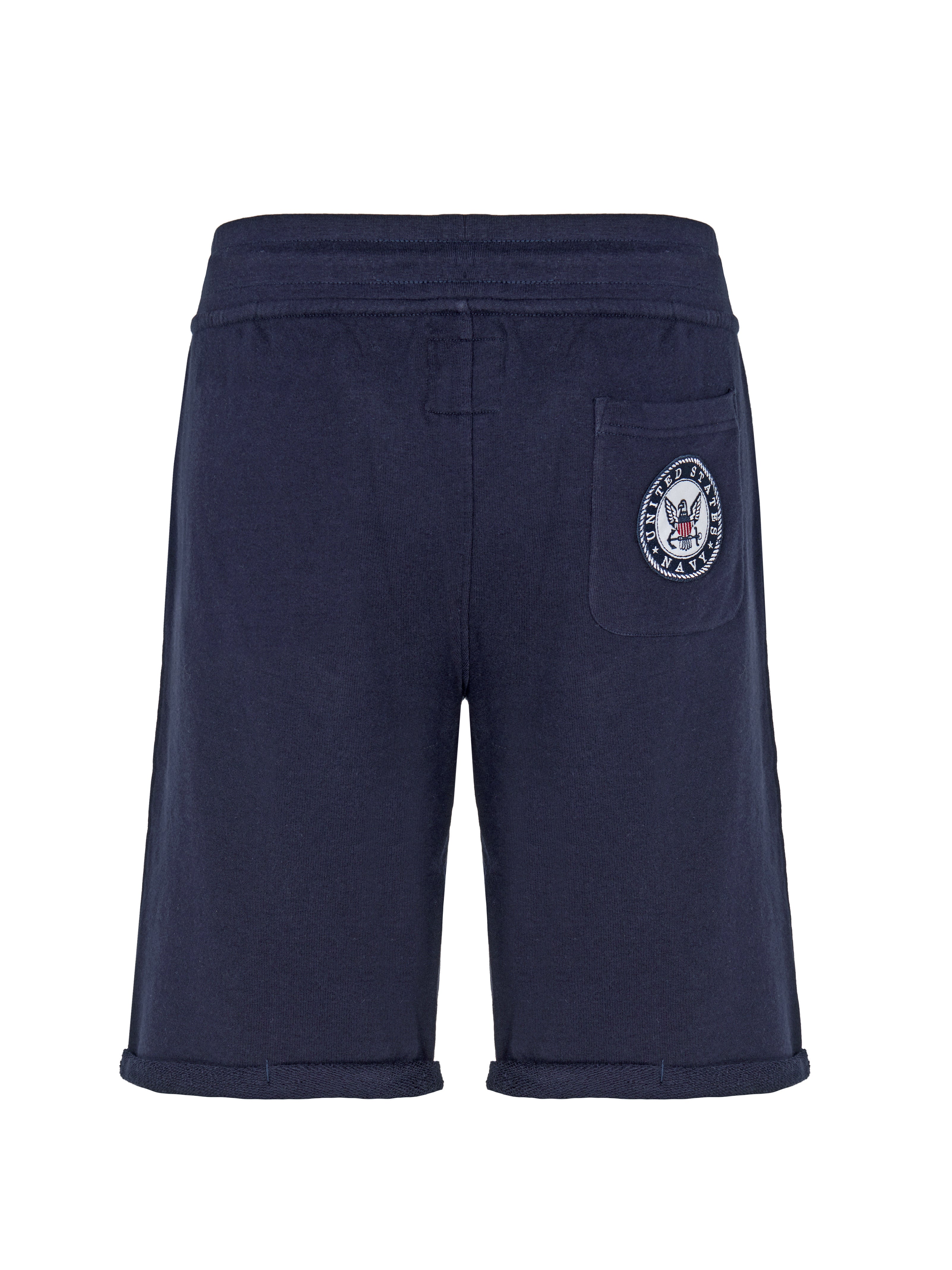 BERMUDA TECNICO IN FELPA NAVY