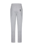 PANTALONE IN FELPA GARZATA GRIGIO CHIARO