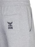 PANTALONE IN FELPA GARZATA GRIGIO CHIARO