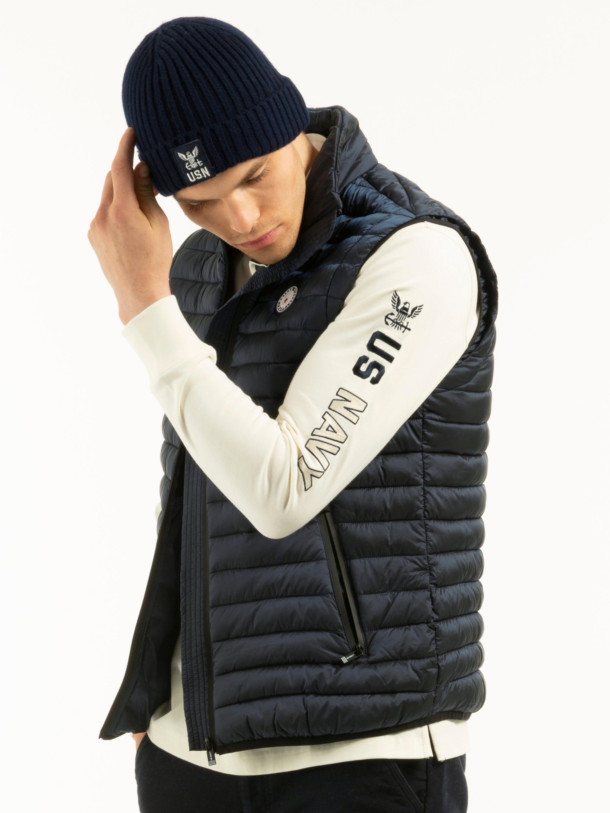 VEST TRAPUNTATA NAVY