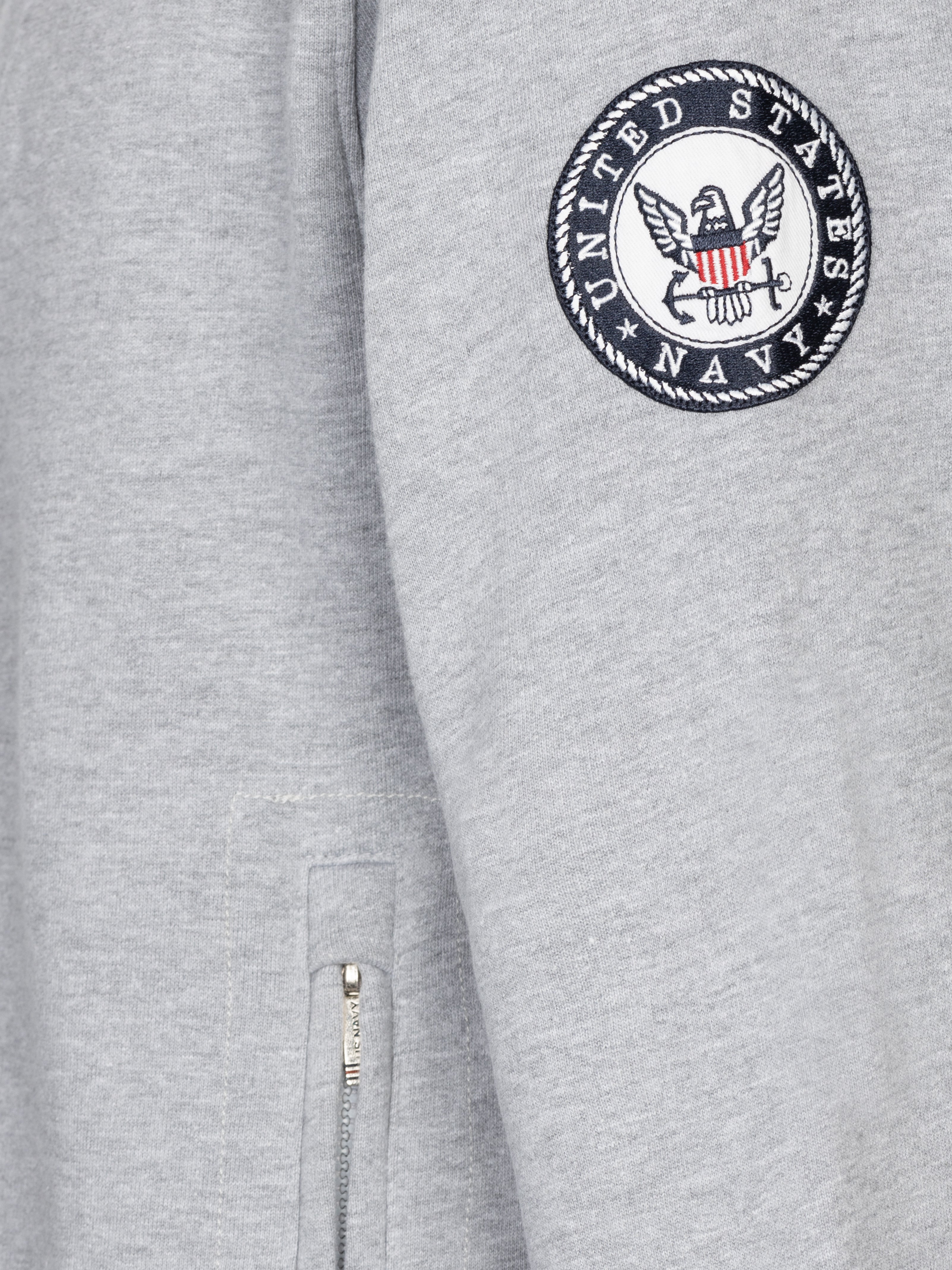 HALF ZIPPER HOODIE IN BRUSHED FLEECE LIGHT GRAY