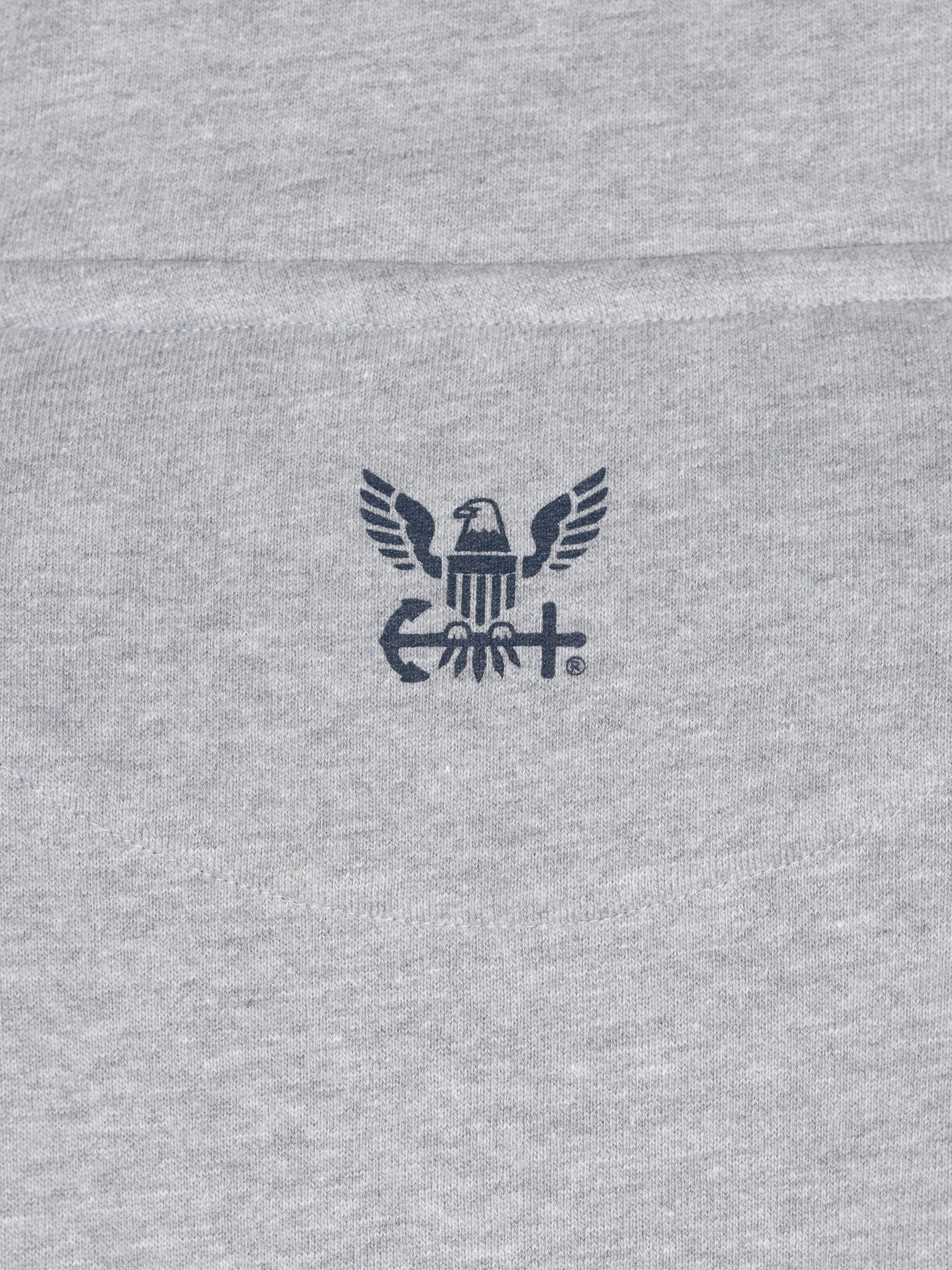 HALF ZIPPER HOODIE IN BRUSHED FLEECE LIGHT GRAY