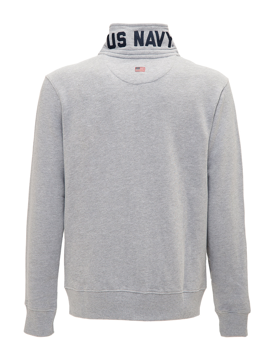 CARDIGAN IN FELPA CON ZIP GRIGIO CHIARO