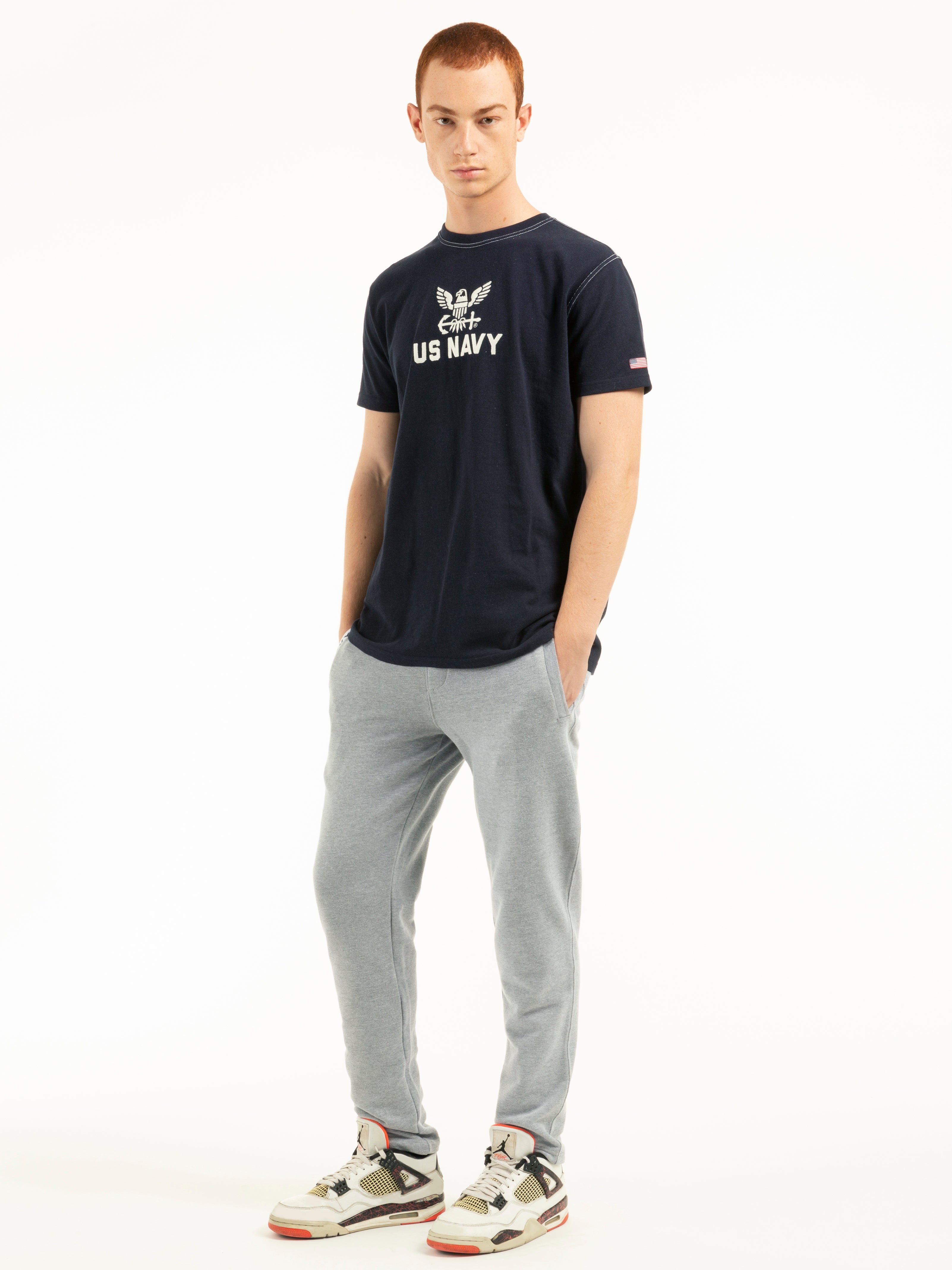 T-Shirt Manica Corta In Cotone Supima Slim Fit Colore Blu Made In Italy - Antica Sartoria Napoletana - Foto 7